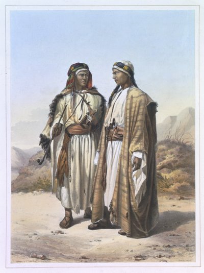 A Mahazi and a Soualeh Bedouin, illustration from 